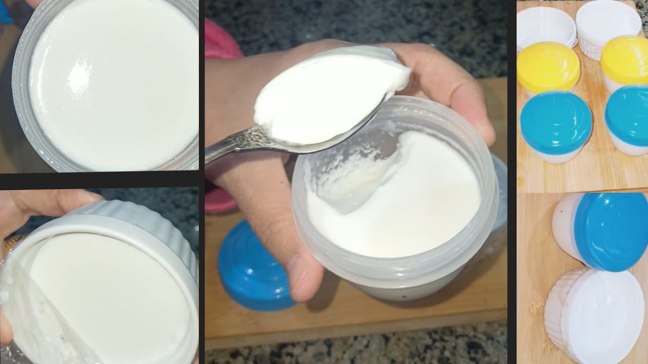 طريقه عمل الزبادي في الشتاء ازاي يربط معاكي يبقي كريمي لشهر رجب للصايمين كل سنه وانتم طيبيبن#food   