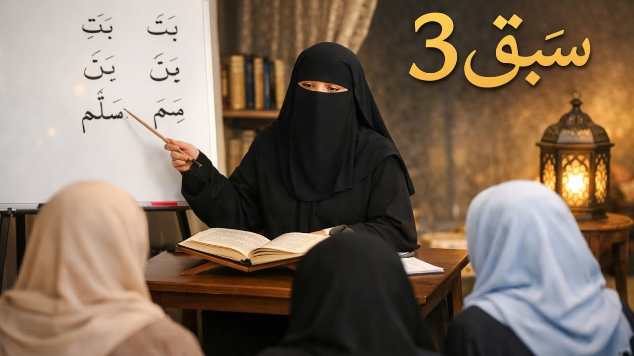 Learning Qur'an noorani qaida lesson 3 . Makharij ke sath