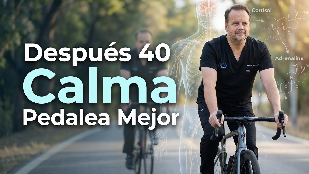Por qué el ciclismo reduce estrés después de los 40 y mejora salud