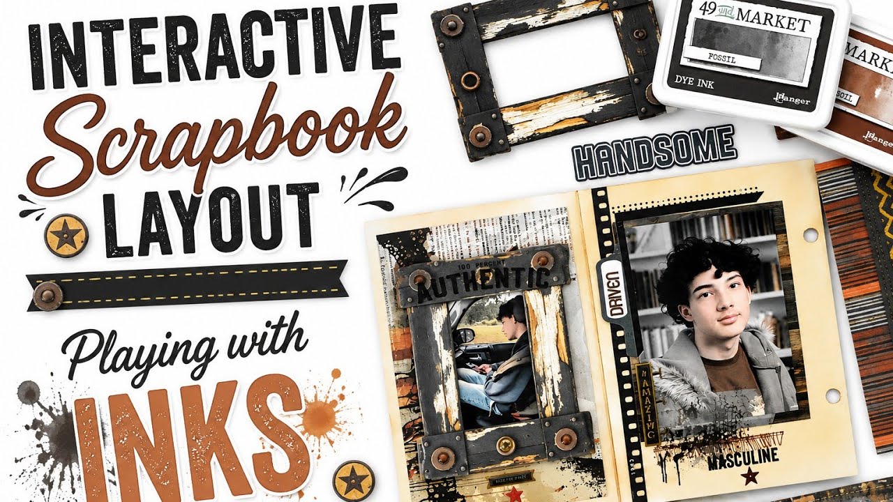 Masculine Interactive Spread Using 49 & Market's Rust and Revs Collection 