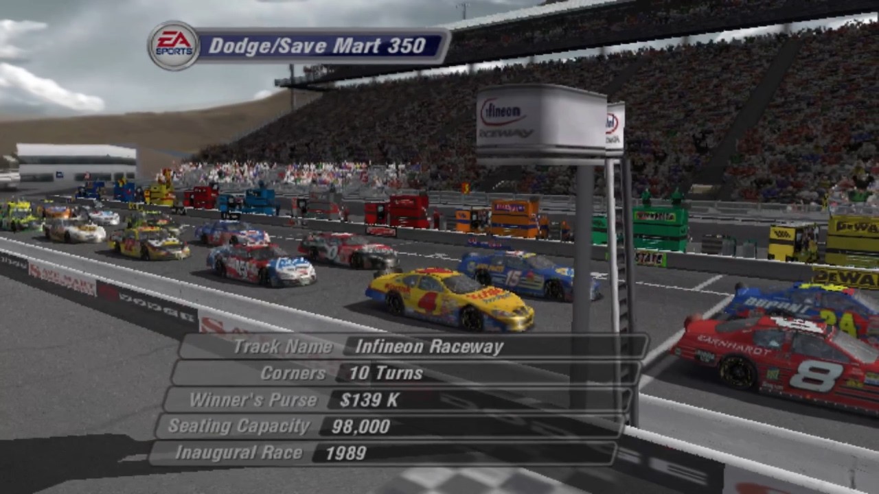 NASCAR Thunder 2004 - Ward Burton Championship Mode - Race 16/36