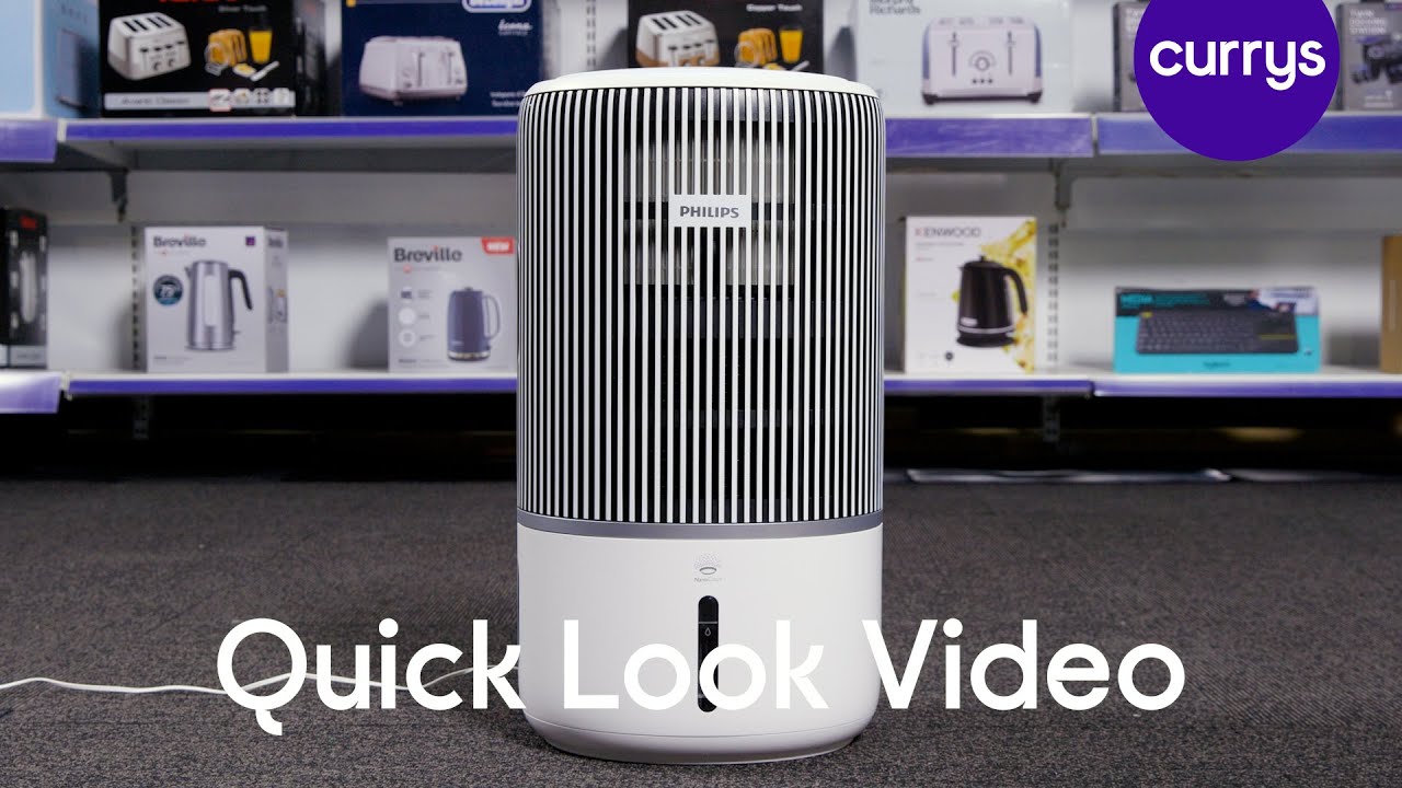 PHILIPS PureProtect Water 3400 Series AC3420/10 Smart 2-in-1 Air Purifier & Humidifier - Quick Look