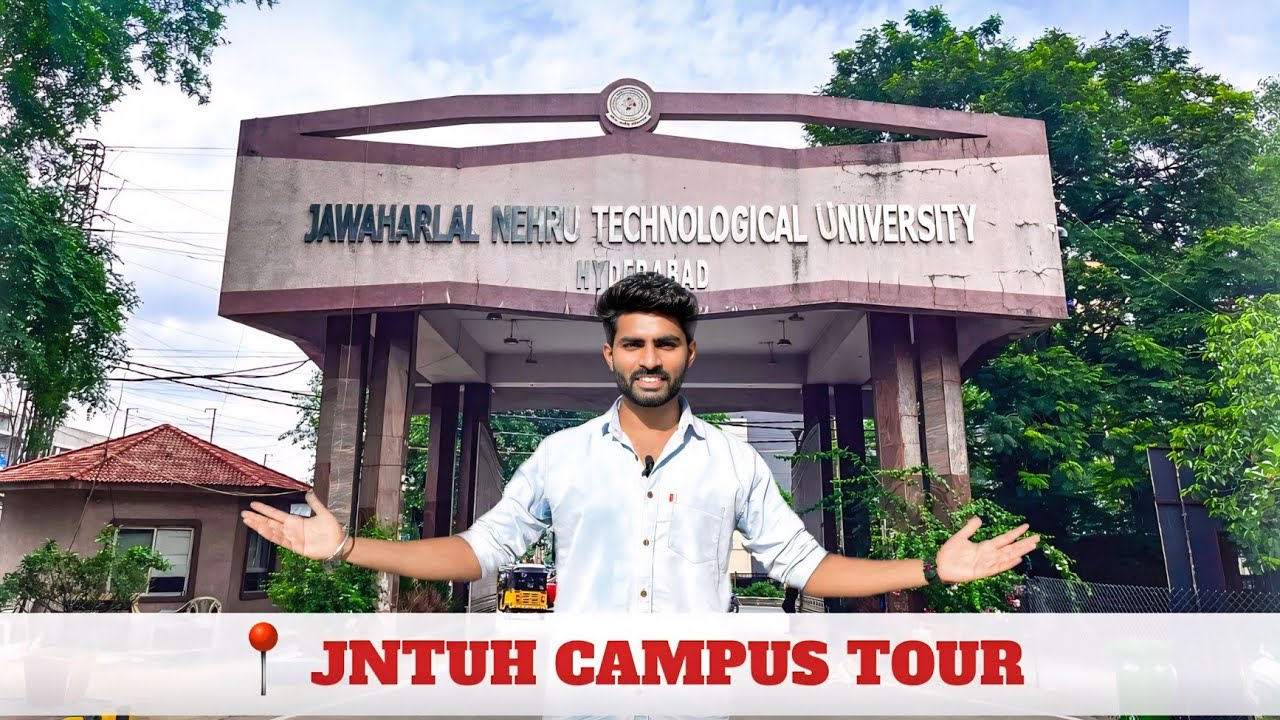 JNTU Hyderabad Full Campus Tour 2025 🏫 | Hostels, Blocks, CRC, Library, Sports, Placements Info