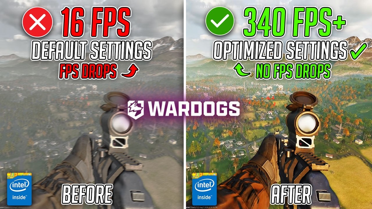WARDOGS - Best PC Settings to Fix FPS Drops, Lags & Stutters on ANY PC📈