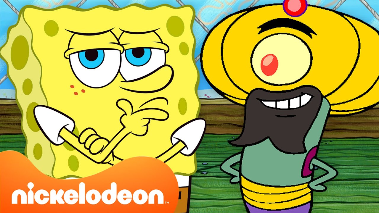 Bob Esponja | Os disfarces mais engraçados do Plankton! 🥸 | Nickelodeon em Português