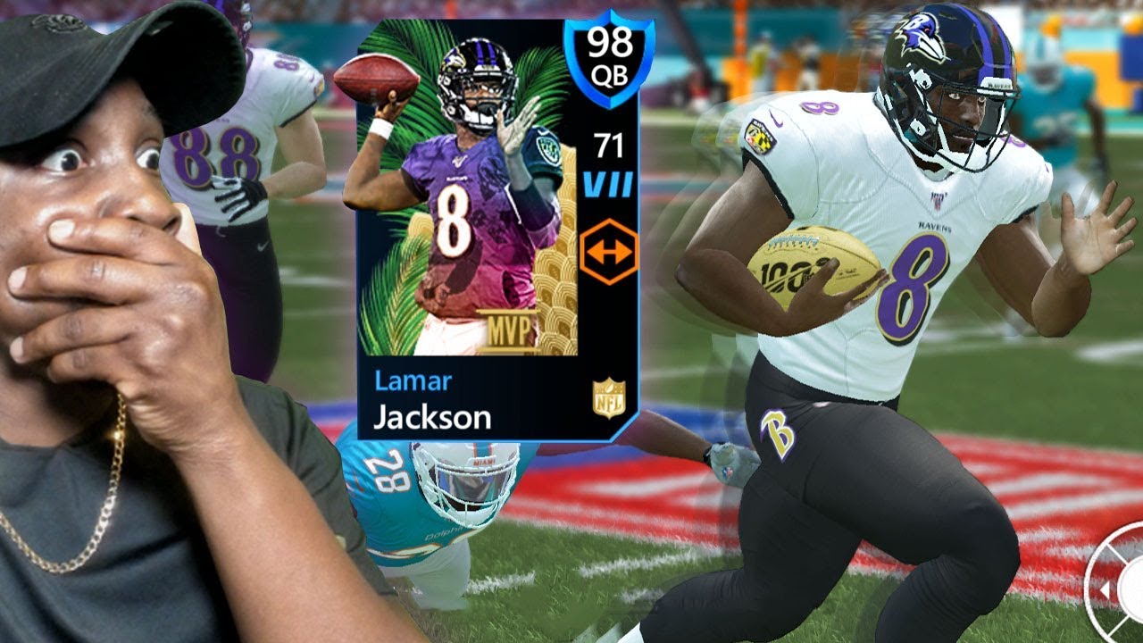 99-ярдовый тачдаун от MVP Ламара Джексона! Madden Mobile 20 Honors Pack, начальный игровой процес...