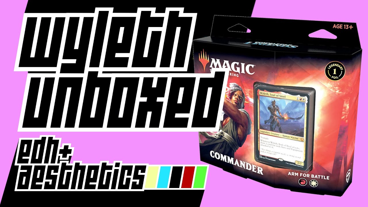 Commander Legends Arm For Battle preconstructed deck unboxing (Wyleth Soul of Steel)