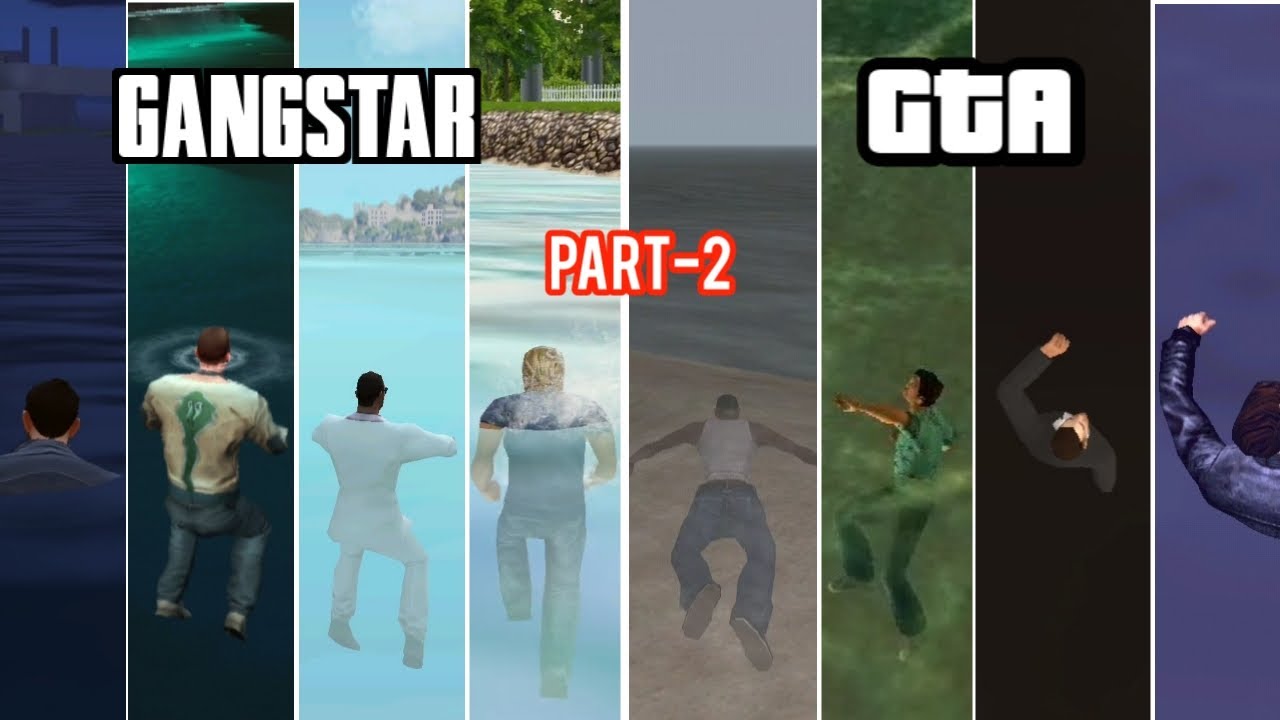 Сравнение игр Gangstar и Gta для Android | часть 2 | открытый мир 2021!!