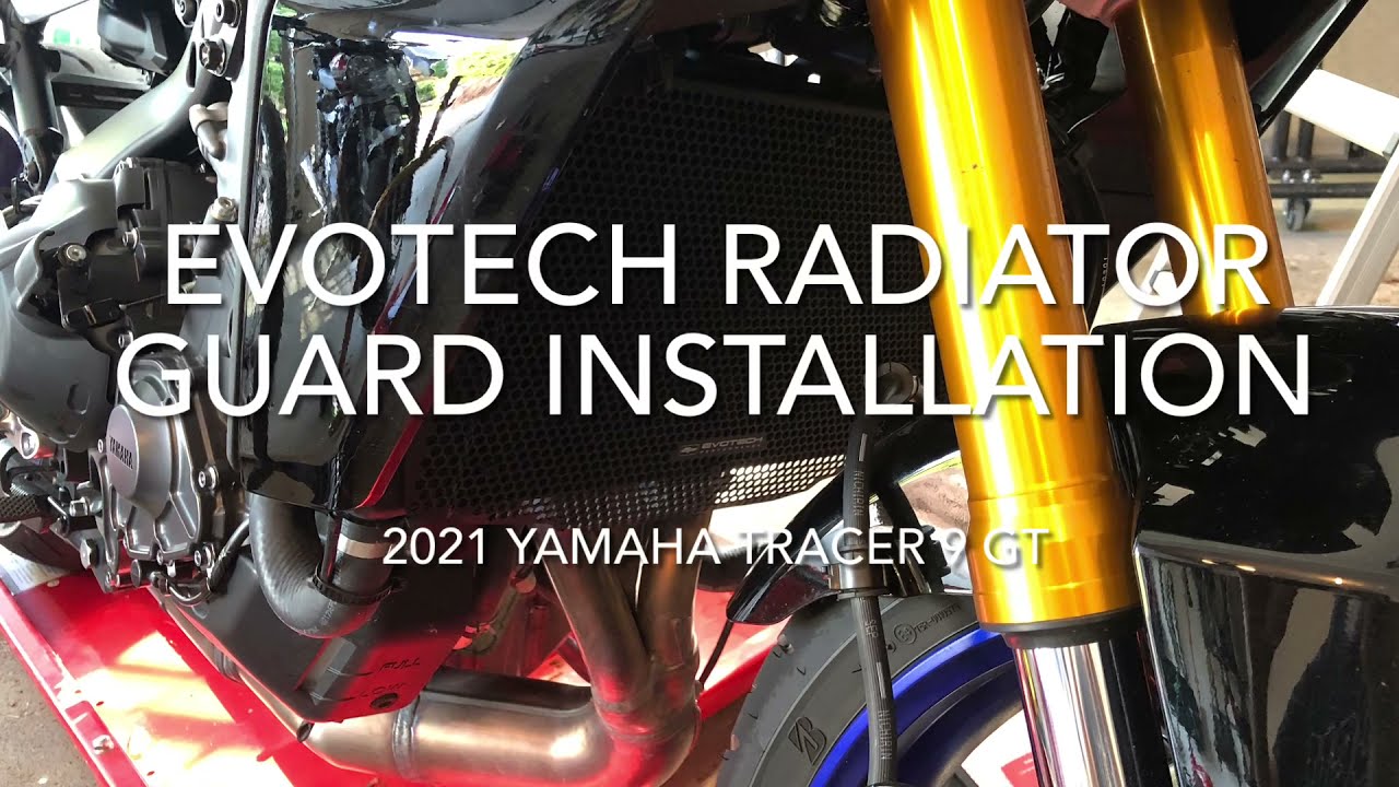 2021 Yamaha Tracer 9 GT Evotech radiator guard