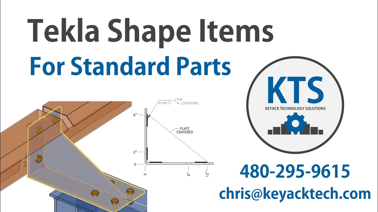 KTS - Tekla Shape Items for Standard Parts