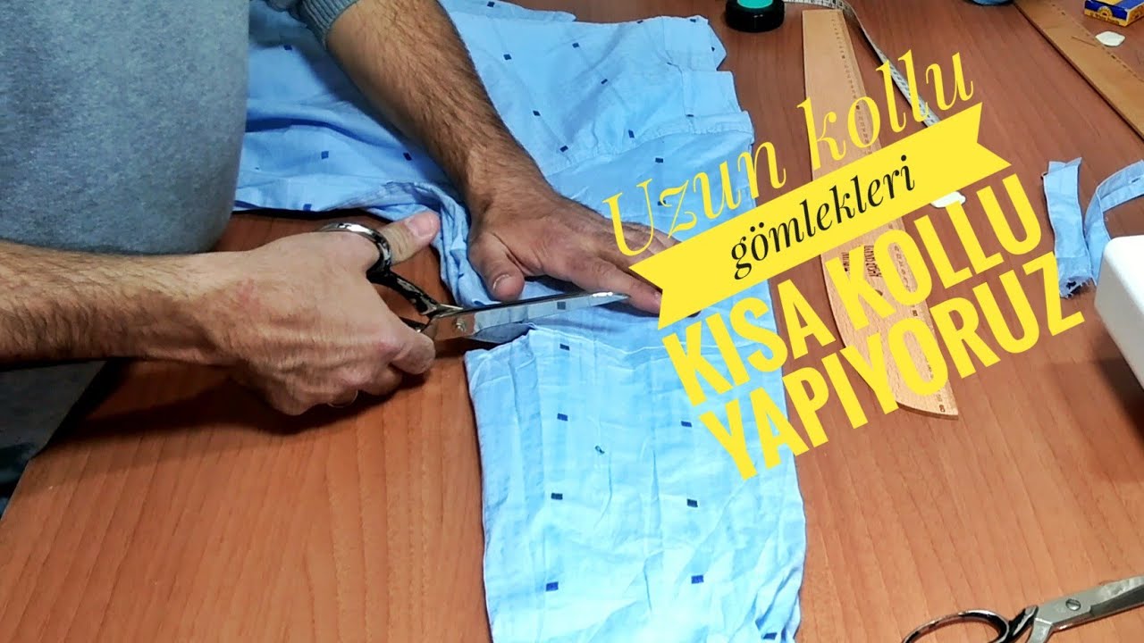 UZUN KOLLU  GÖMLEKLERİ KISA KOLLU YAPIYORUZ