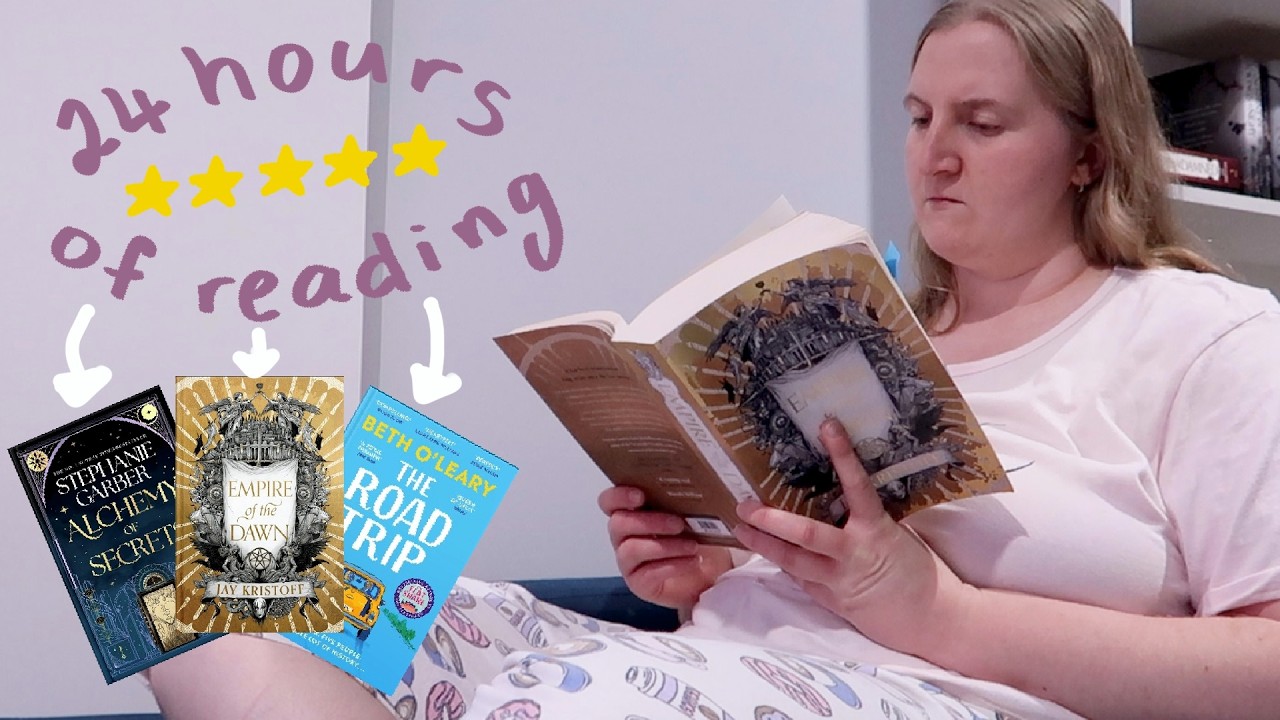 24 hour reading vlog // continuing books I've started // 2026