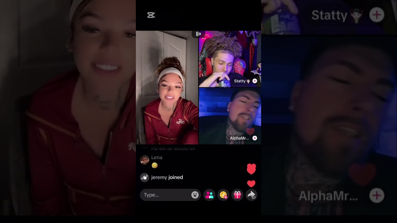 Kayla, Kiara and others Monday TikTok live video