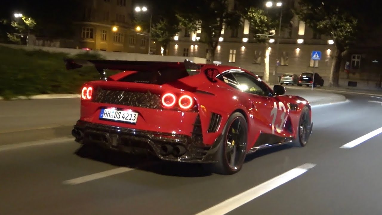 MANSORY Stallone Ferrari 812 Superfast - CRAZY LOUD EXHAUST sound, pops & bangs!
