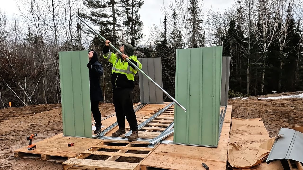 DIY Installation of ARROW Storage SHED | 10x14 ft Shed - Not a Tutorial! (Ep. 9)