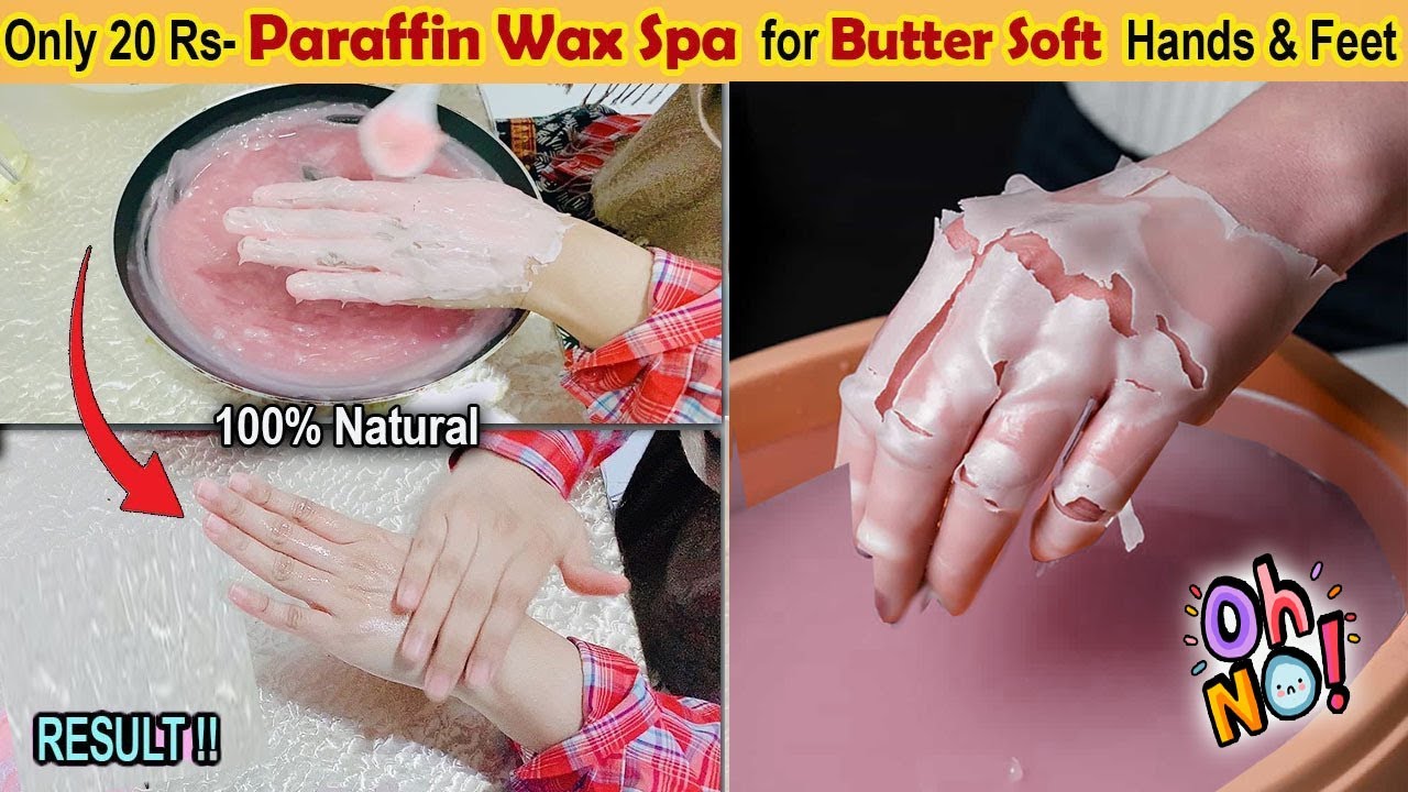 1 Use Challenge - PARAFFIN WAX SPA Treatment for Hands & Feet for Butter Like Soft , Young Skin 🥰