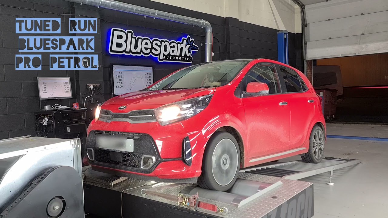 Kia Picanto 1.0 T-GDI 2021+ Dyno Test - Bluespark Pro Petrol Chip Tuning Box