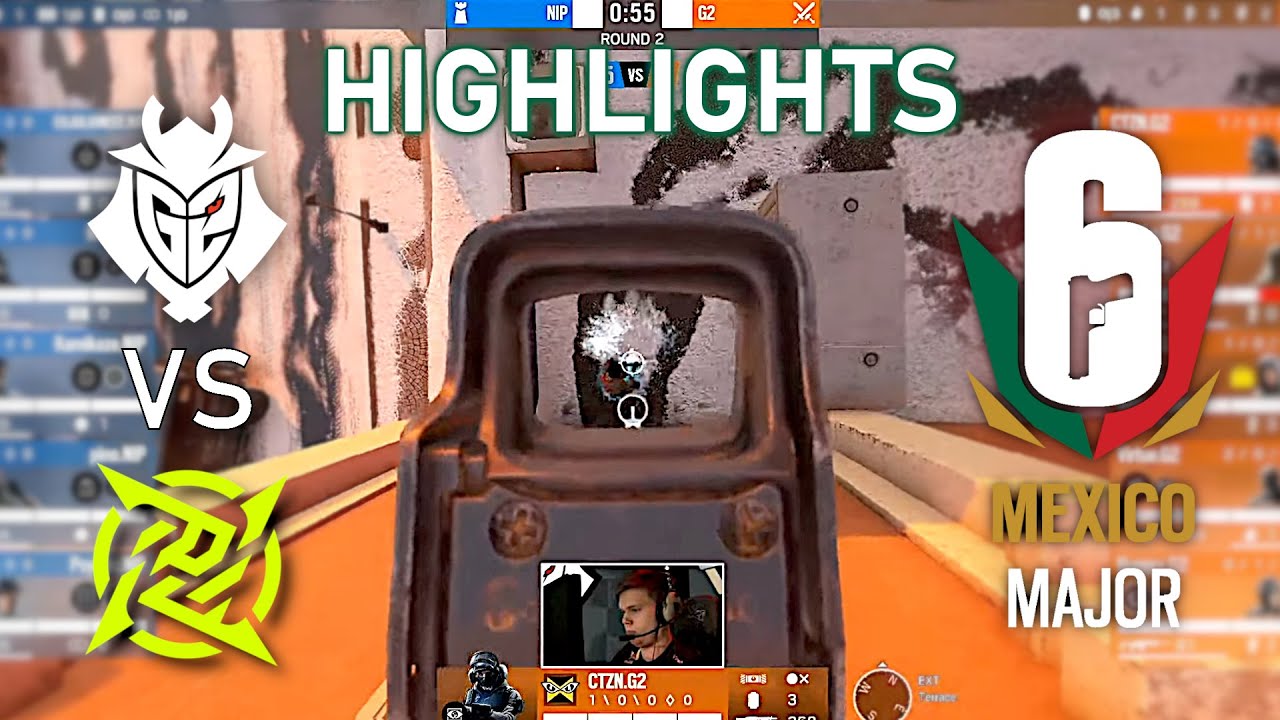 GREAT GAME! G2 vs NIP - HIGHLIGHTS - Day 2 - Mexico Major 2021 - R6 Esport