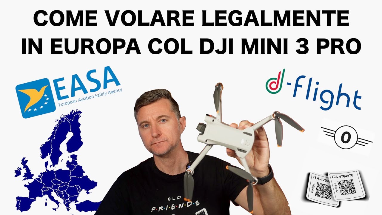 DJI MINI 3 PRO - COME VOLARE LEGALMENTE IN EUROPA