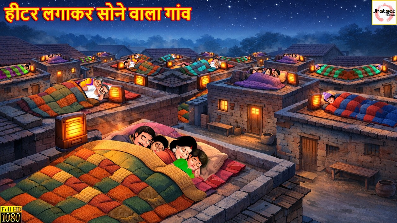 हीटर लगाकर सोने वाला गांव | Hindi Kahani | Moral Stories | Hindi Cartoon |Hindi Story |Kahani |Story