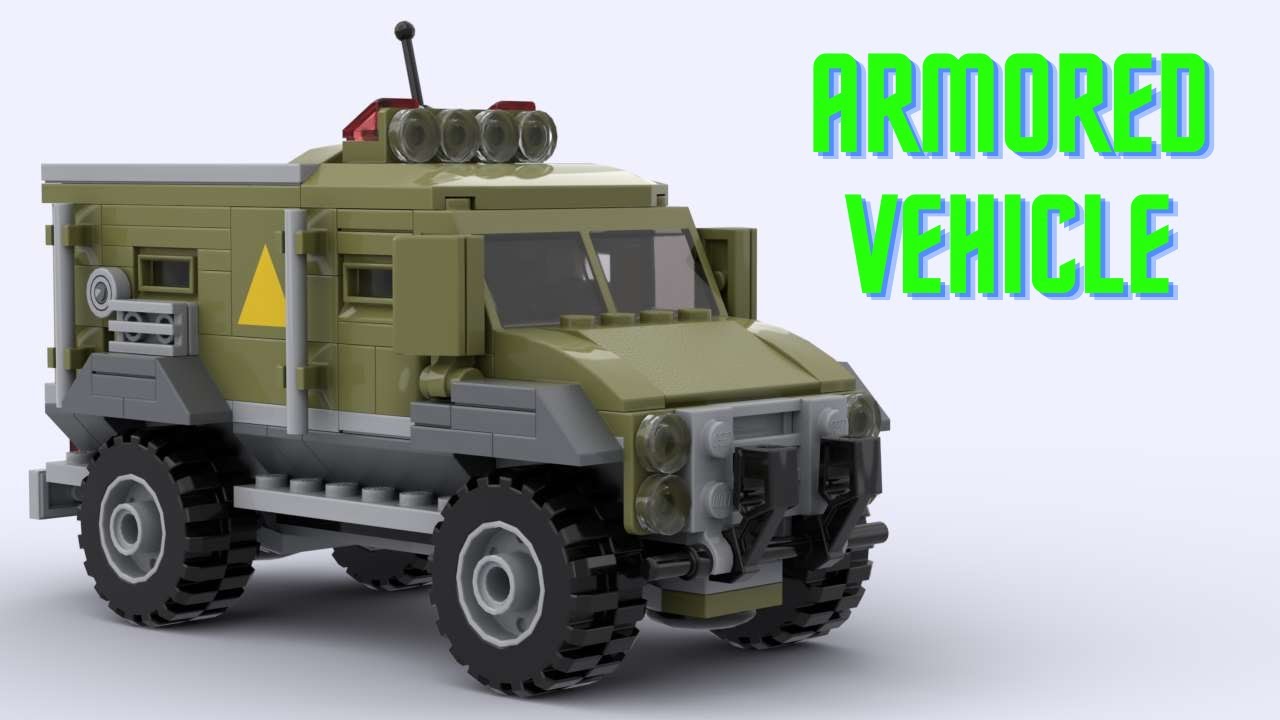 How to make Armored Vehicle out of LEGO | LEGOsaur