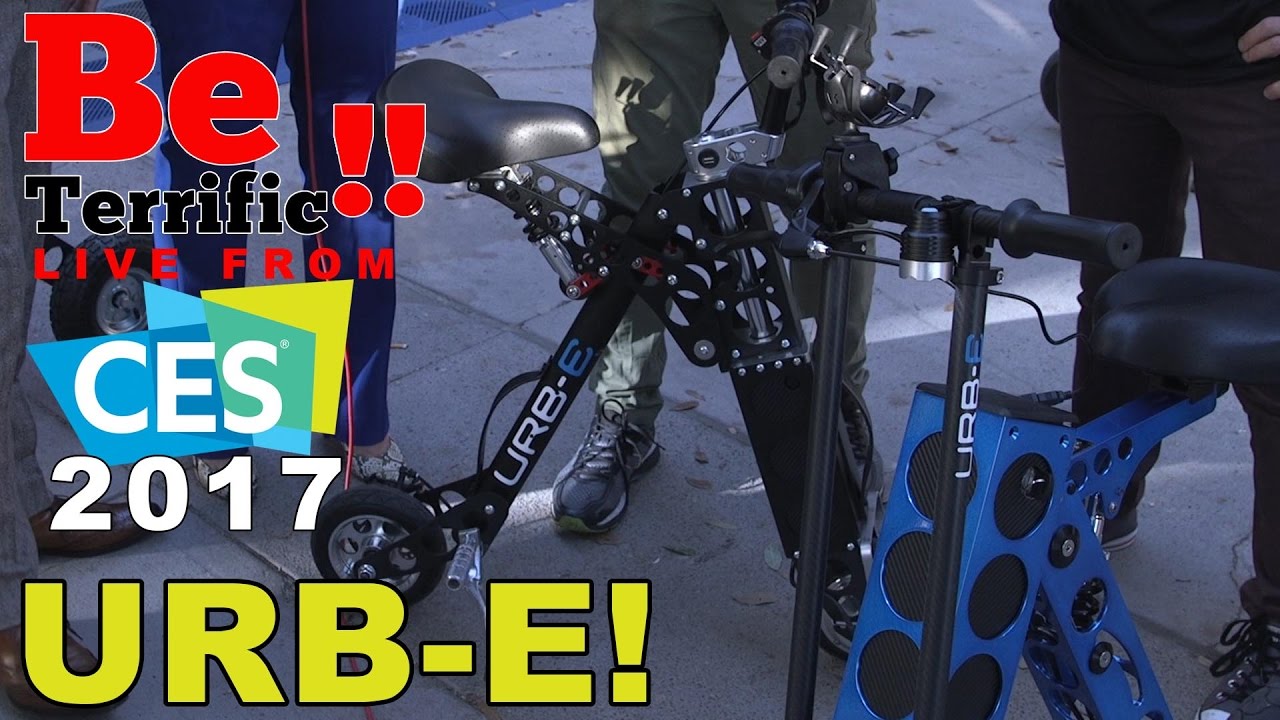 URB-E Foldable Electric Vehicles at CES 2017 on BeTerrific!!