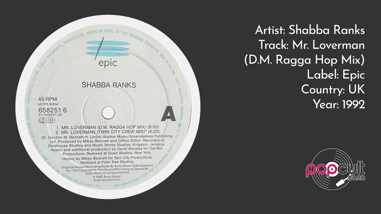 Shabba Ranks - Mr. Loverman (D.M. Ragga Hop Mix)