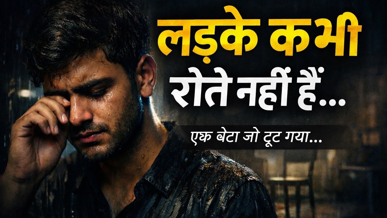 लड़के कभी रोते नहीं हैं… लेकिन उस दिन वो रो पड़ा” emotional story hindi video heart touching story 