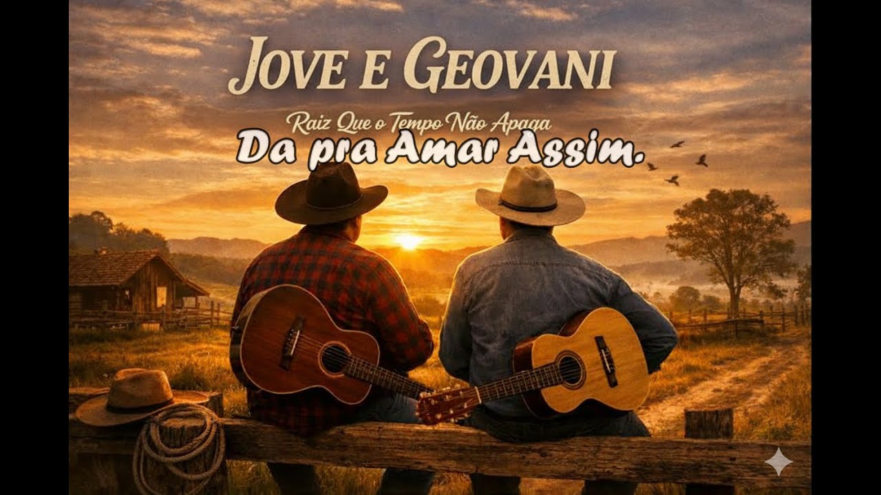 SERTANEJAS ATUALIZADAS 2026_ JOVE E GEOVANI- Da pra Amar Assim.