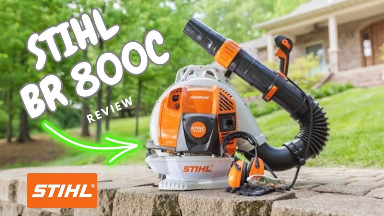 THE STIHL BR800C the WORLDS most POWERFUL BACKPACK BLOWER!!!! 🤔
