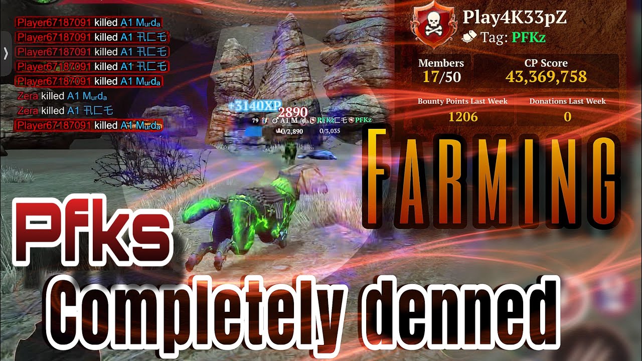 The wolf - PFKs tries to DEN ME but get farmed instead! || PvP WAR ft. @ItzSachika 