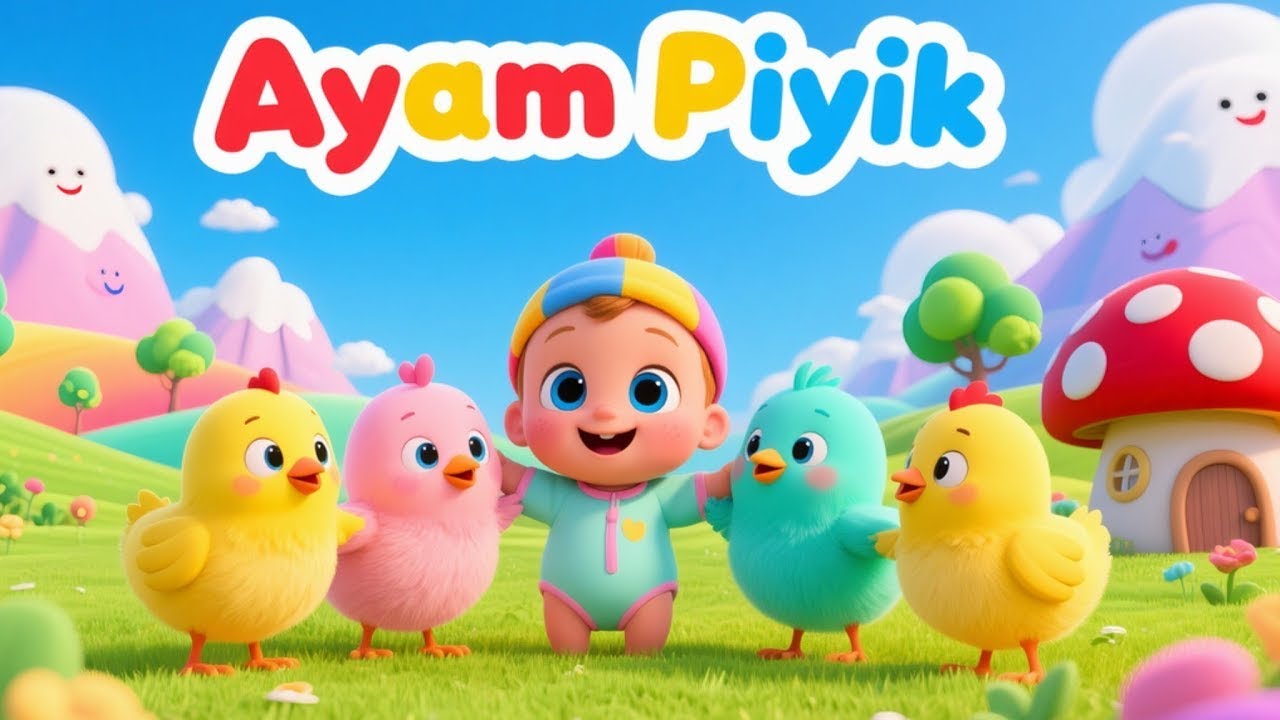 ANAK AYAM PIYIK PIYIK | 5 BEBEK KECIL BERMAIN | CIT CIT CUIT | SUARA HEWAN | INDONESIA | Saegan Kids
