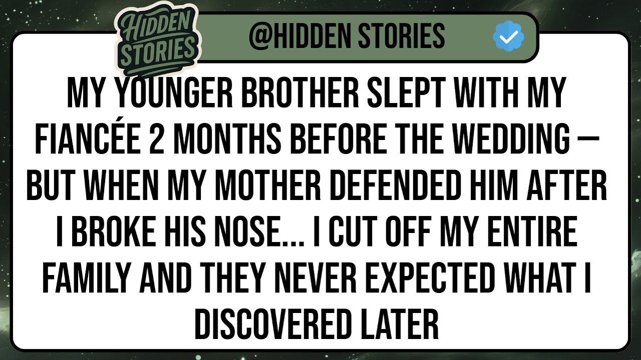 My Younger Brother Slept With My Fiancée 2 Months Before The Wedding — But When My Mother ...