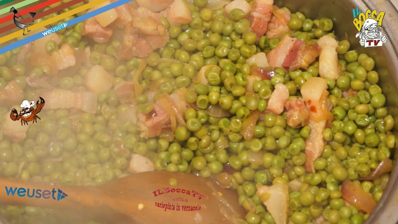 85 - Piselli con pancetta..me ne mangio 'na carretta! (contorno buonissimo per grandi e piccini )