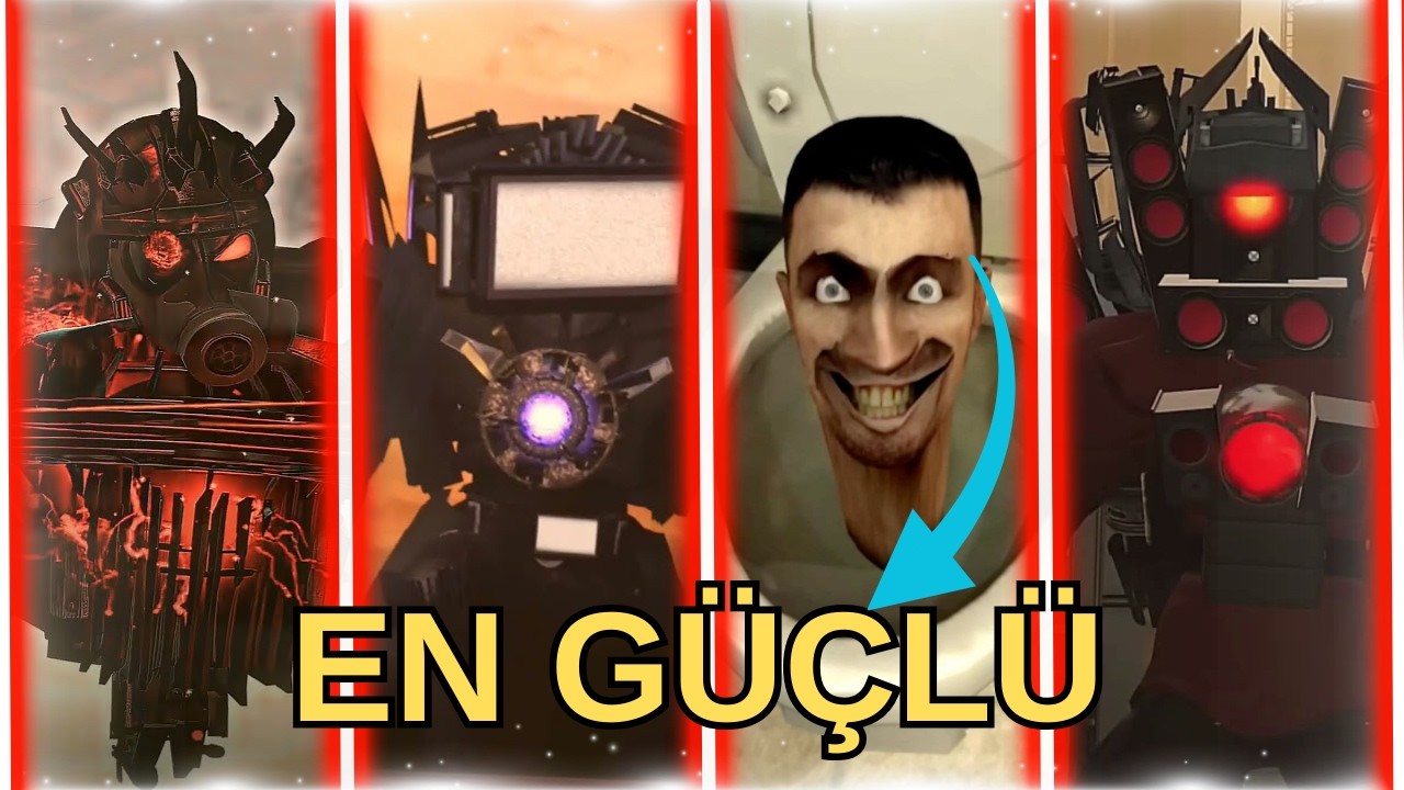 SKIBIDI TOILET En Güçlü 10 Karakter: Kozmik Yıkım Ölçeği (Bilimsel Analiz)