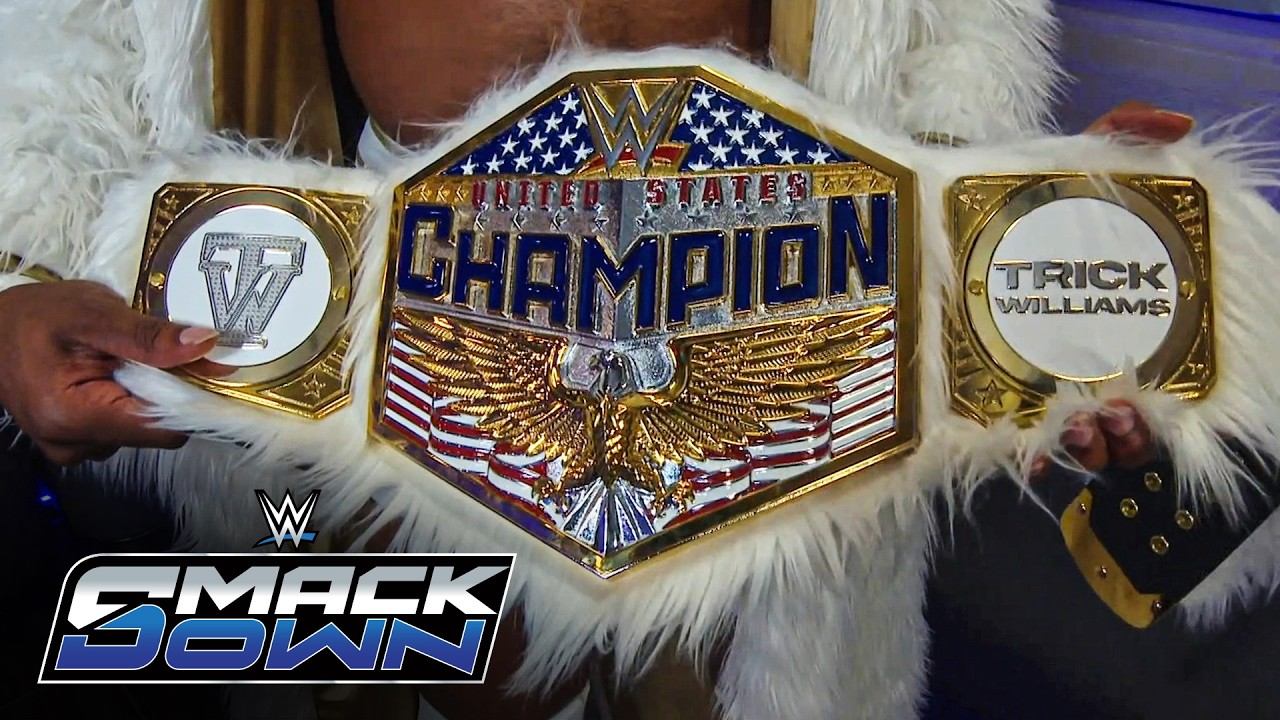 Lil Yachty дарит Trick Williams кастомный титул чемпиона США: лучшие моменты SmackDown, 10 июля 2...