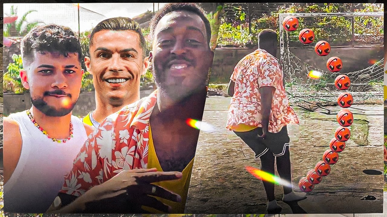 FUSSBALL CHALLENGE VS HAMED IN MADEIRA🇵🇹⚽( geht fast schief…)🤯I FAROOOYT