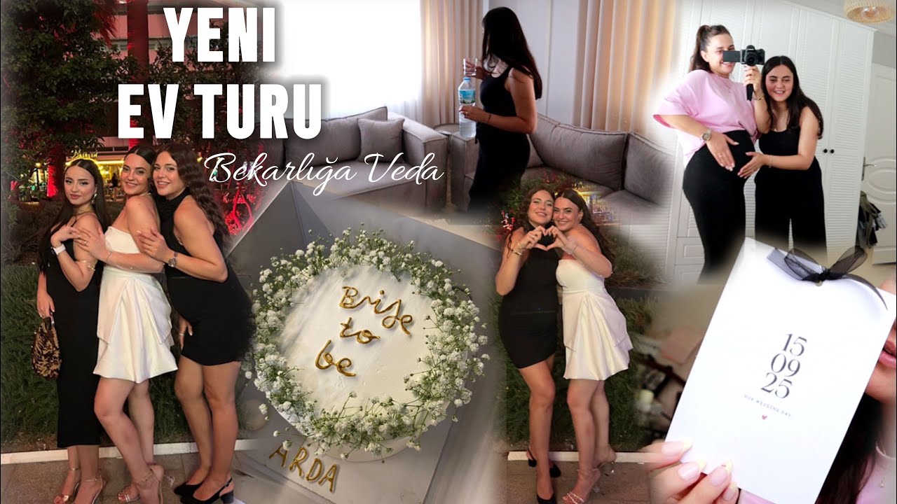 YENİ GELİN EV TURU I Kız Kardeşimin Bekarlığa Veda Günü, Pastası, Hediyeleri, Bol Oynamalı Bir Hafta