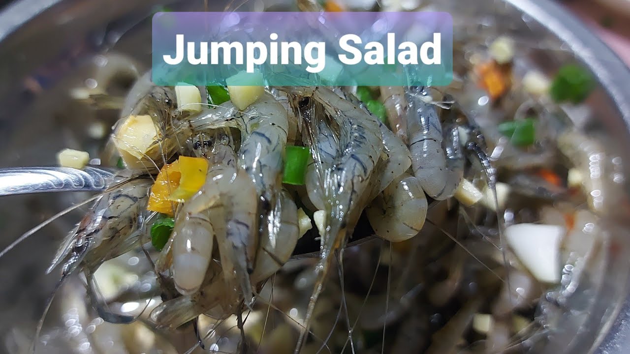 JUMPING SALAD (kilawing hipon)