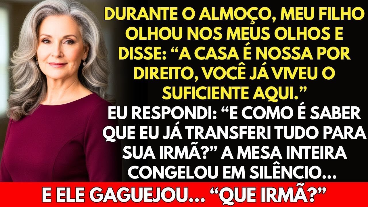 Meu filho disse: “Entregue sua casa ou vá para o asilo!” Mas ele não contava que eu…