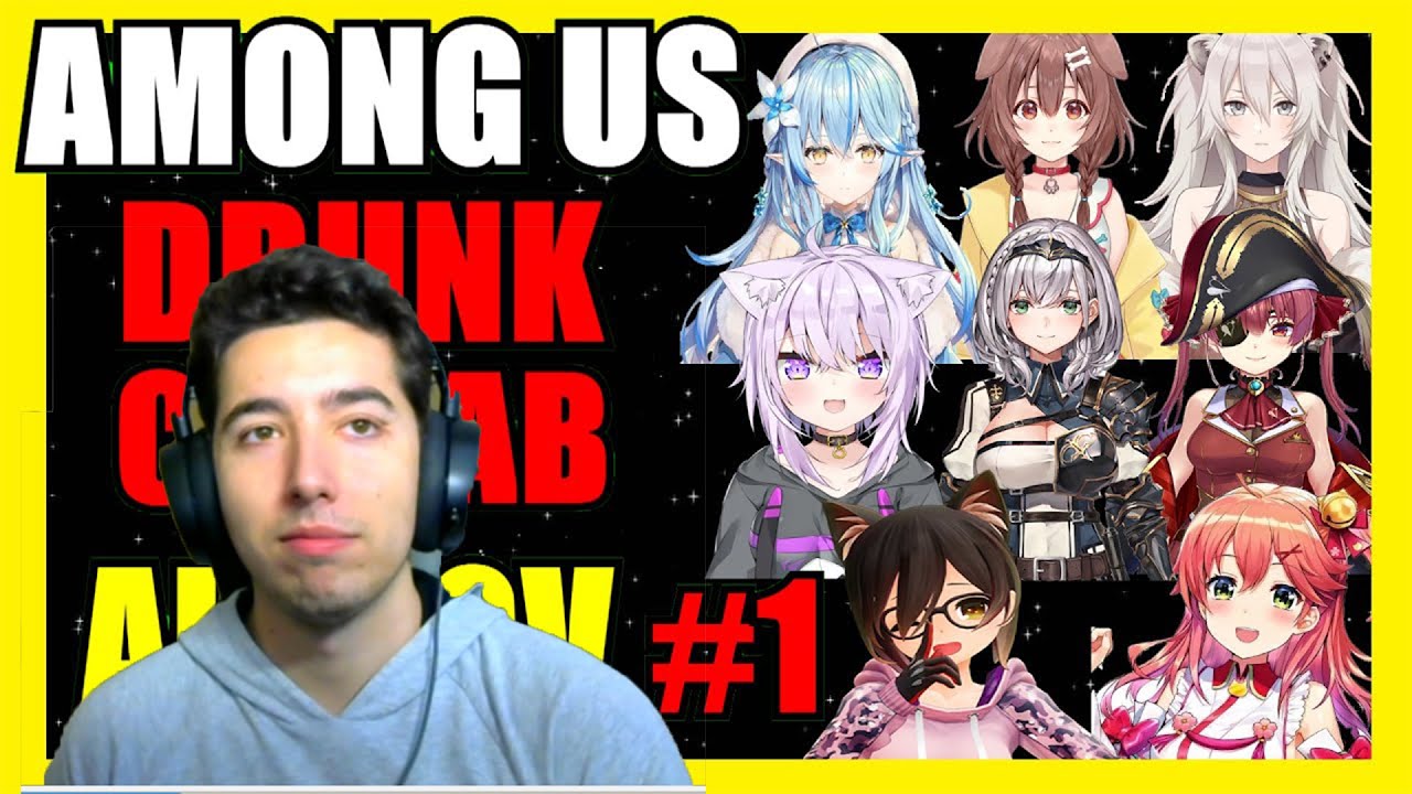 【Hololive】Among Us: Drunk Collaboration (Part 1)【All POV】 Reaction