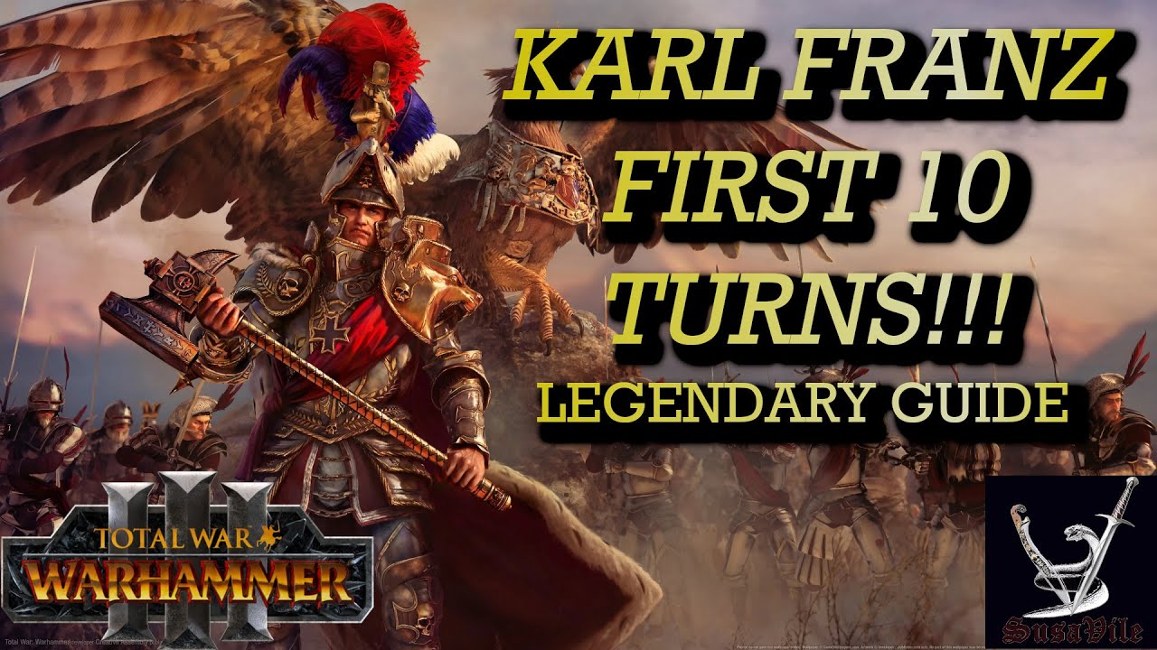 Карл Франц первые 10 ходов! Патч Empire 6.3.3 Total War Warhammer 3