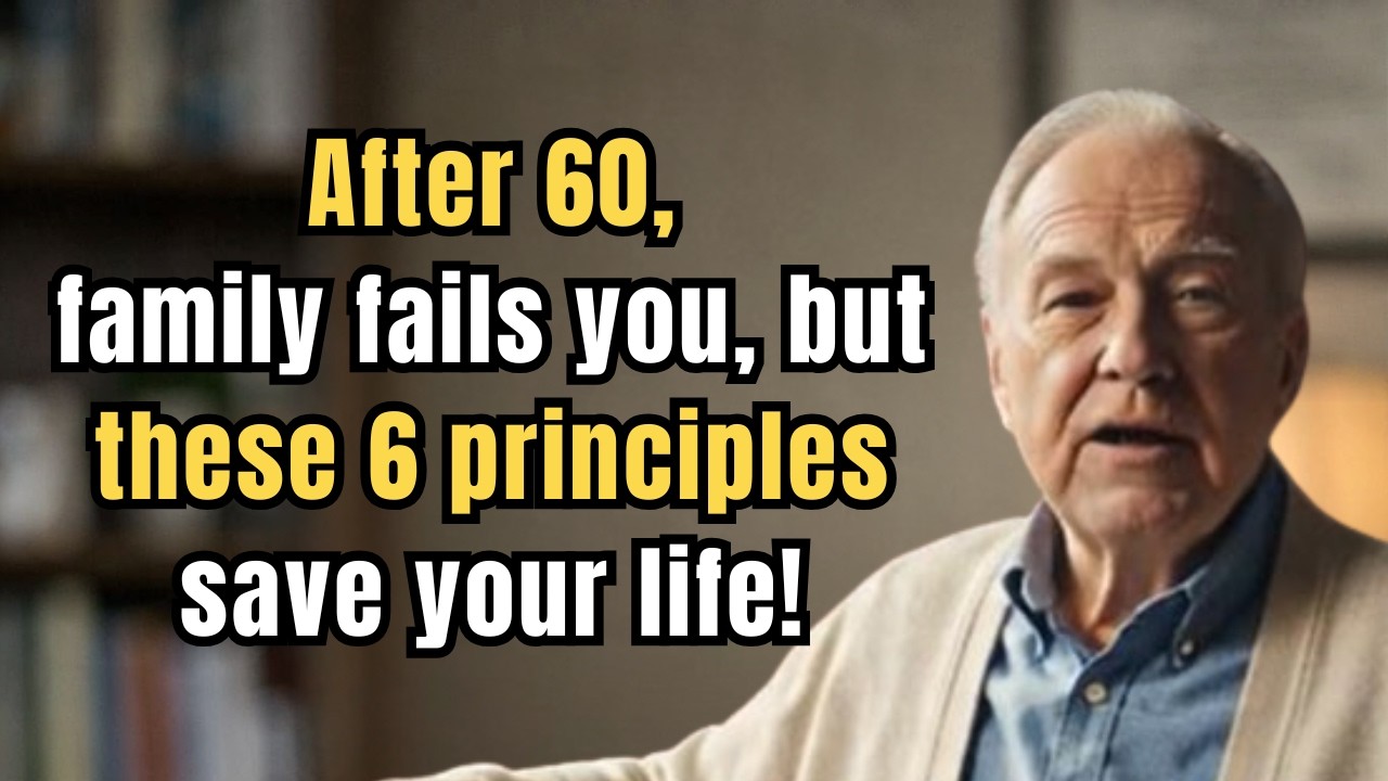 После 60 лет семья вас подведет, но знание этих 6 принципов спасет вам жизнь.