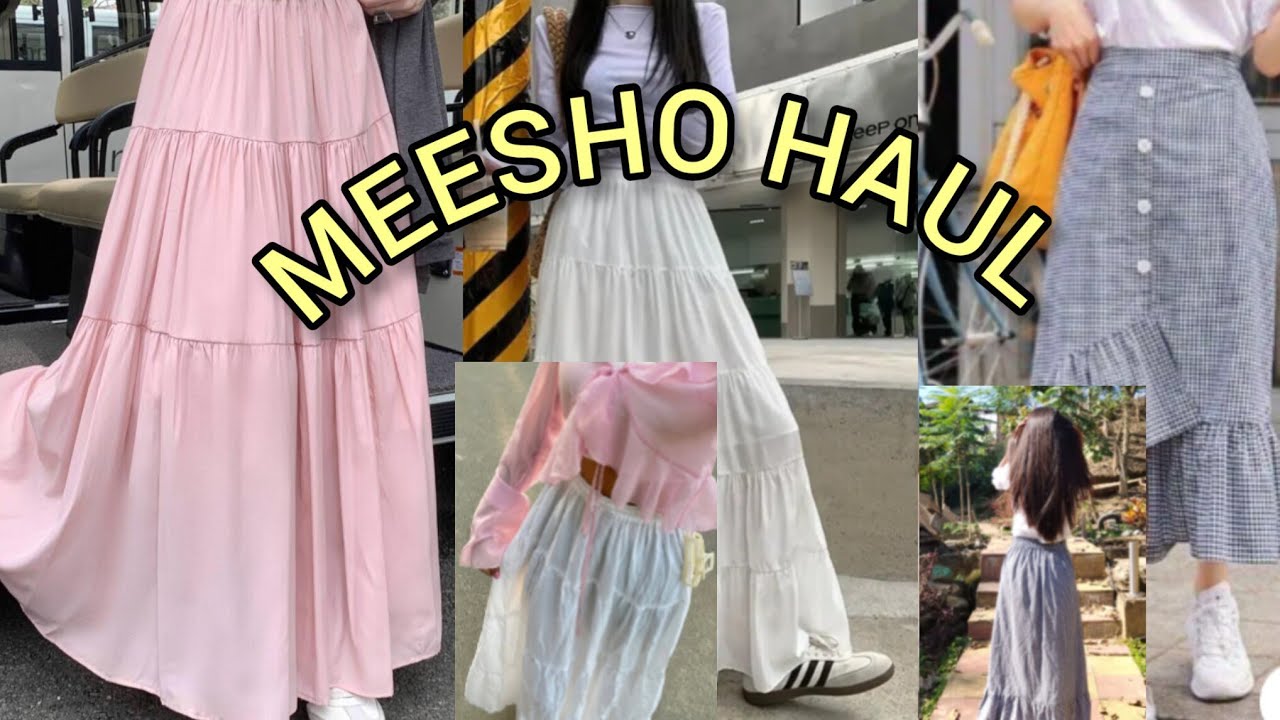 Meesho Skirt & Dress Haul 2025 🌸 | Under ₹300 Budget Fashion Try On