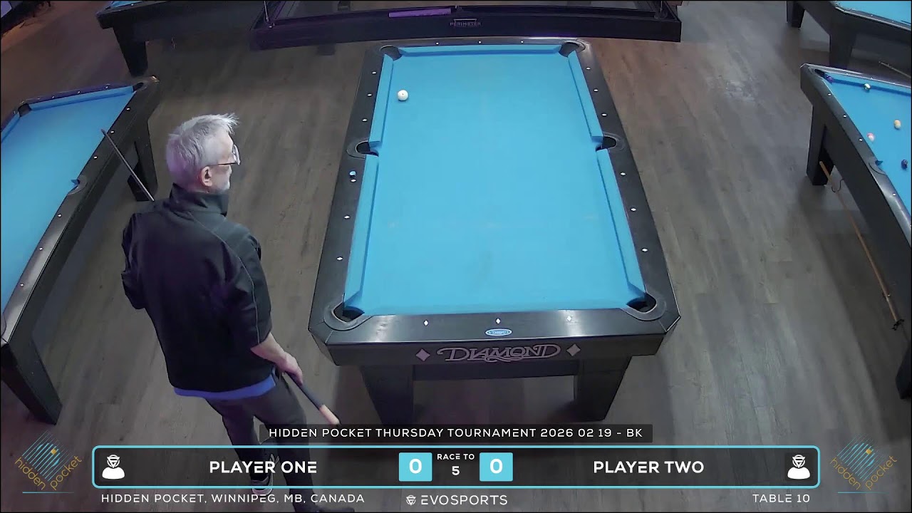 PLAYER ONE vs PLAYER TWO - HIDDEN POCKET - TABLE 10 | EvoSports