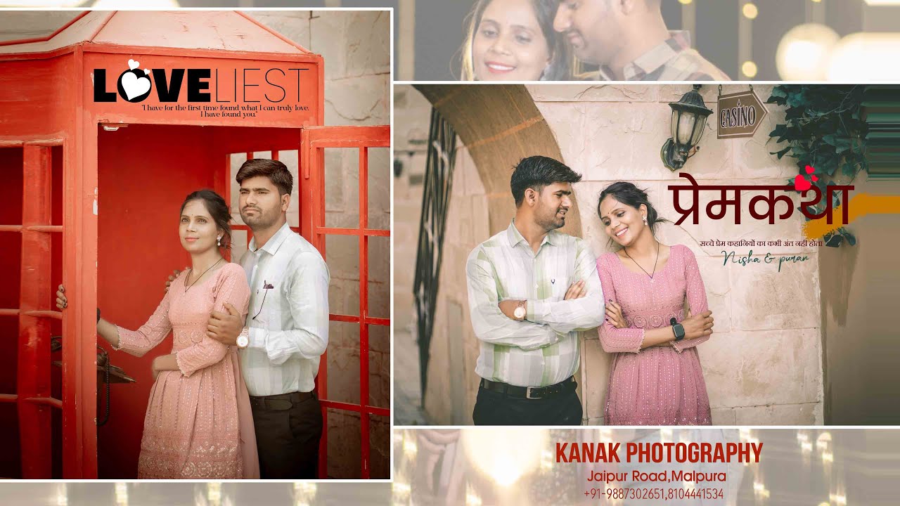 4K Pre Wedding Song 2024 | Jaipur | Nisha & Puran | Kanak Photography Malpura