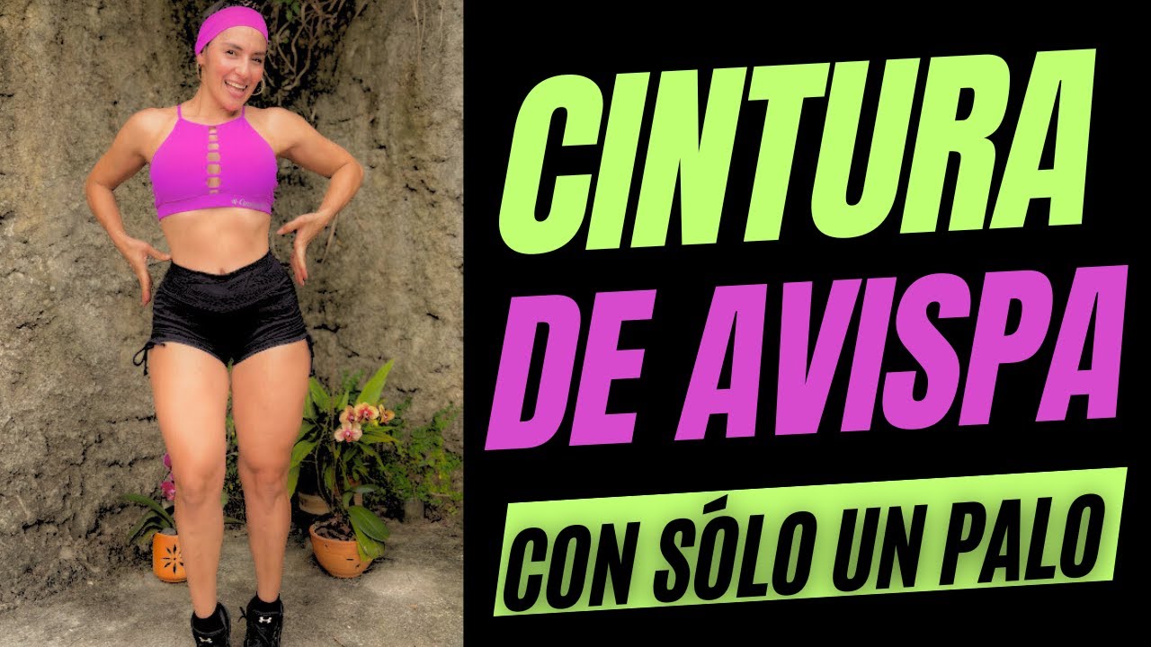 Rutina Para REDUCIR CINTURA Con Un Palo De Escoba.