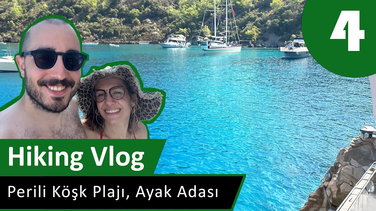 Hiking Vlog 4 - Perili Köşk Plajı, Ayak Adası, Datça - Yabani Keçiler
