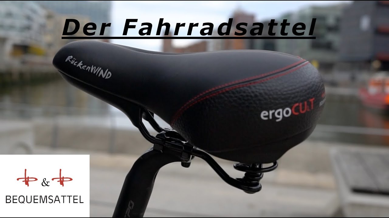 Der Fahrradsattel - bequem, verringert Sitzprobleme, ergonomisch - P und P - Fahrrad fahren Sattel