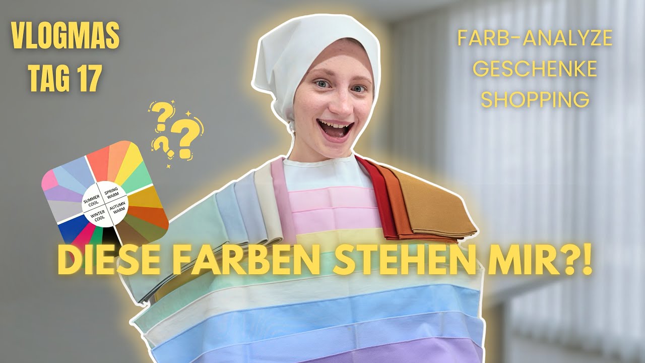Farbanalyse in Korea, so findest du heraus was dir steht! | Vlogmas Day 17